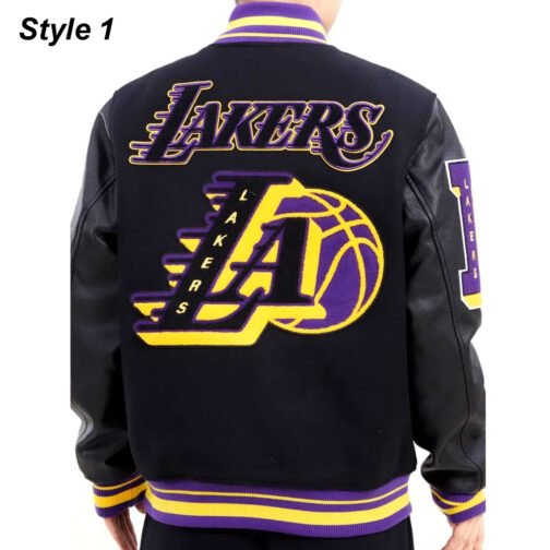 Mash Up Capsule LA Lakers Varsity Jacket - Image 6