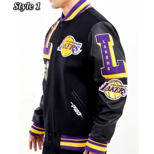Mash Up Capsule LA Lakers Varsity Jacket - Image 8