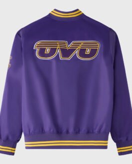 OVO LA Lakers Purple Jacket