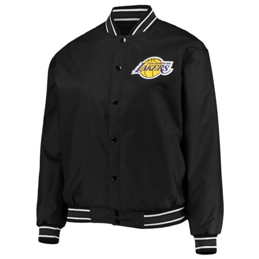 LA Lakers Poly-Twill Black Jacket