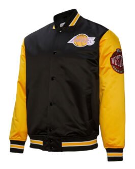 Primetime LA Lakers Black and Gold Jacket