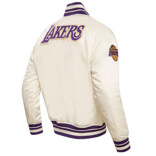 LA Lakers Retro Classic Rib Jacket - Image 7