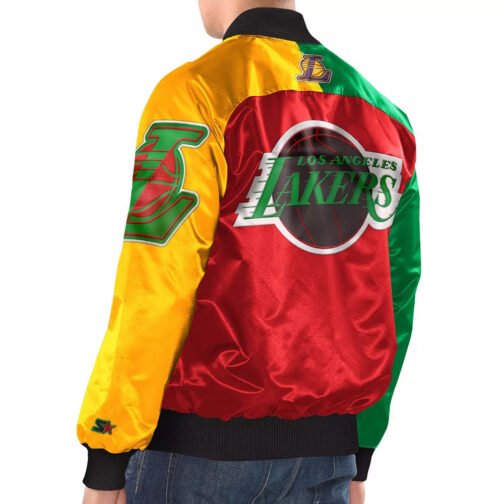 LA Lakers Ty Mopkins Red/Black Jacket - Image 12