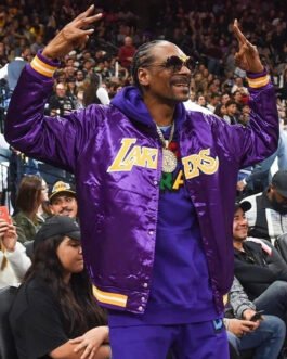LA Lakers Snoop Dogg Purple Jacket