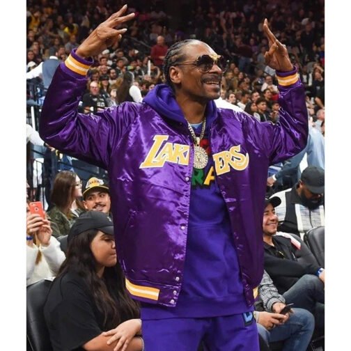 LA Lakers Snoop Dogg Purple Jacket - Image 2