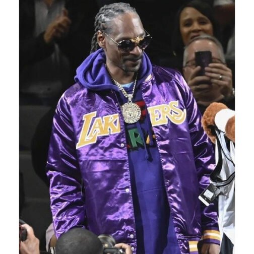 LA Lakers Snoop Dogg Purple Jacket - Image 4
