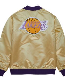 LA Lakers Team OG 2.0 Gold Satin Jacket