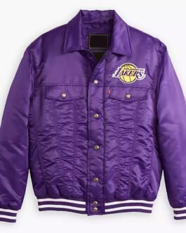 Los Angeles Lakers Silver Tab Trucker Jacket