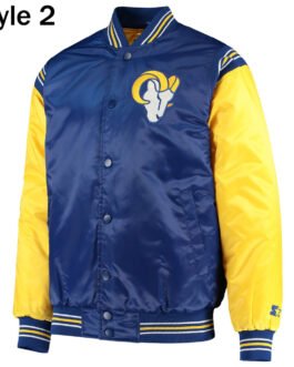 LA Rams Blue and Yellow Jacket
