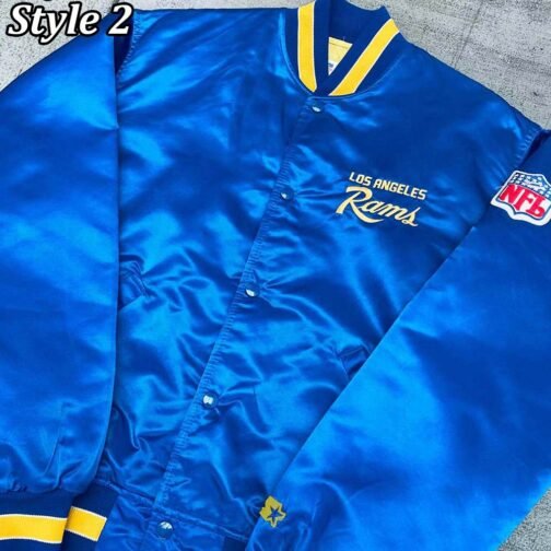 LA Rams Starter 90’s Royal Blue Jacket - Image 8