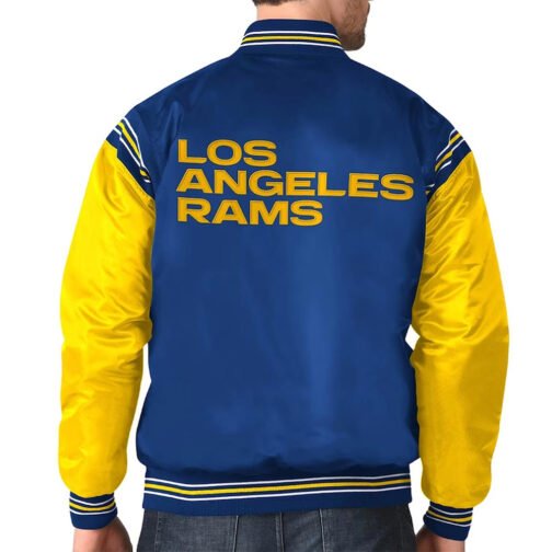Royal/Gold Los Angeles Rams Enforcer Jacket - Image 5