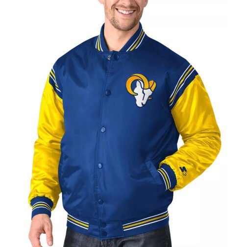 Royal/Gold Los Angeles Rams Enforcer Jacket - Image 4