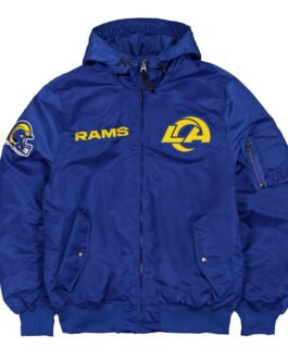 Los Angeles Rams Historic L-2B Hooded Bomber Jacket