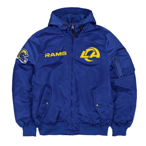 Los Angeles Rams Historic L-2B Hooded Bomber Jacket