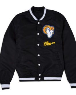 Los Angeles Rams Logo Select Black Jacket