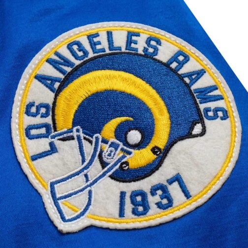 LA Rams Royal Satin Windbreaker - Image 4
