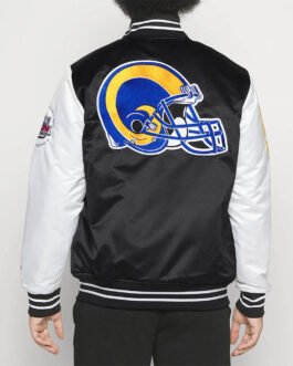 Los Angeles Rams Team Origins Training Satin Jacket