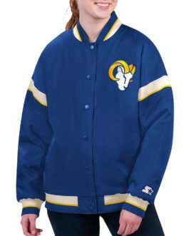 LA Rams Tournament Royal Varsity Jacket