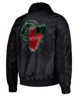 Los Angeles Rams Ty Mopkins Black Jacket