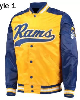 LA Rams Blue and Yellow Jacket