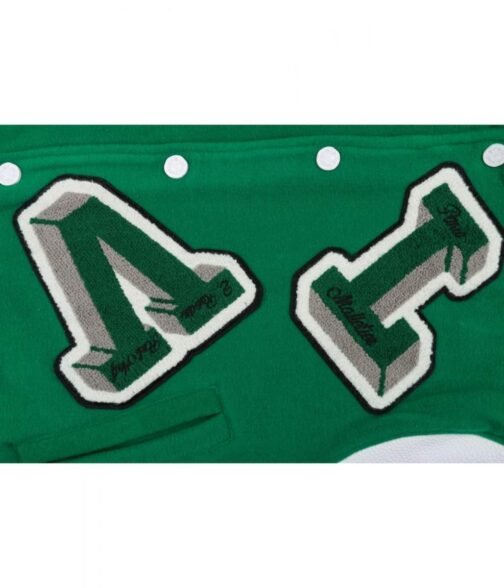 Louis Vuitton Varsity Green and White Jacket - Image 12