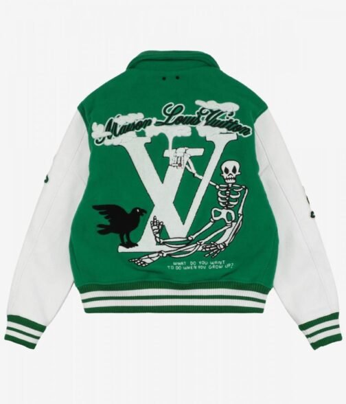 Louis Vuitton Varsity Green and White Jacket - Image 10
