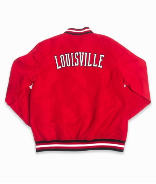 Louisville Cardinals Script Red Bomber Jacket - Image 2