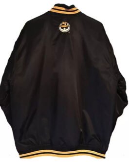Lowrider Golo Satin Bomber Black Jacket