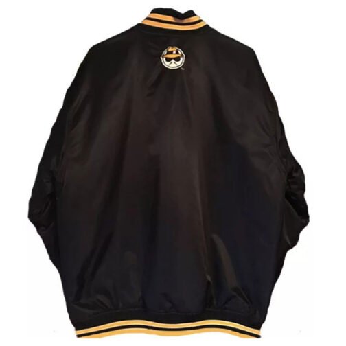 Lowrider Golo Satin Bomber Black Jacket - Image 2