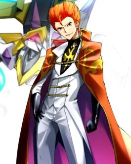 Luciano Bradley Code Geass Cotton Orange Cape