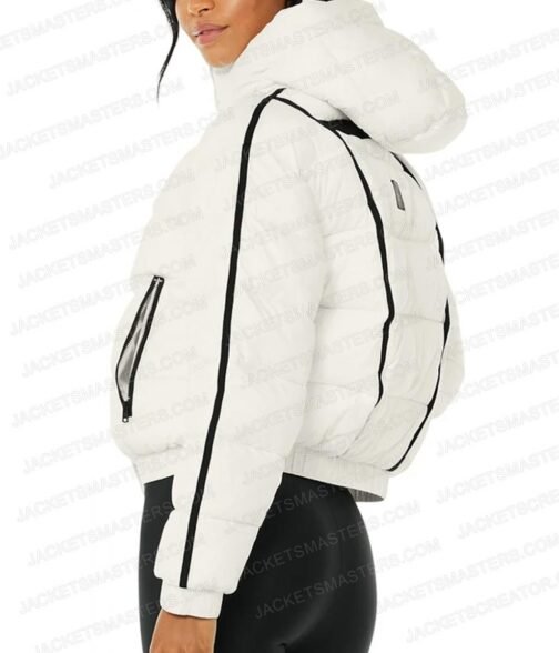 Lucy Hale Alo’s Winter House Hooded Jacket - Image 6