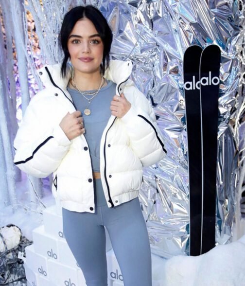 Lucy Hale Alo’s Winter House Hooded Jacket - Image 8