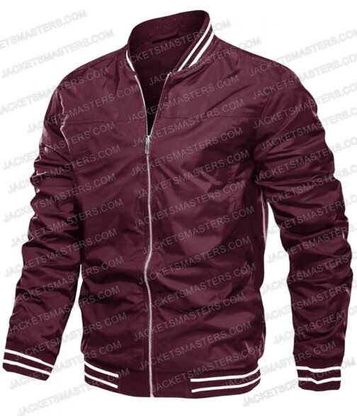 Matthias Schweighofer Army of Thieves Cotton Maroon Jacket