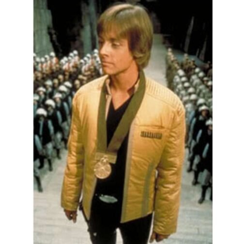 Star Wars A New Hope Mark Hamill Yellow Jacket - Image 5