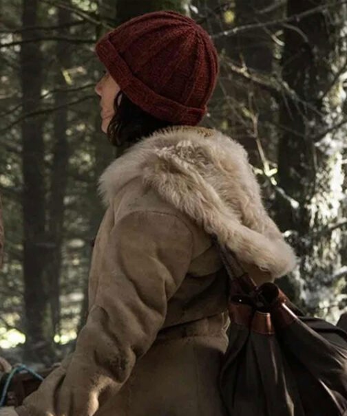 His Dark Materials Dafne Keen Shearling Coat - Image 10