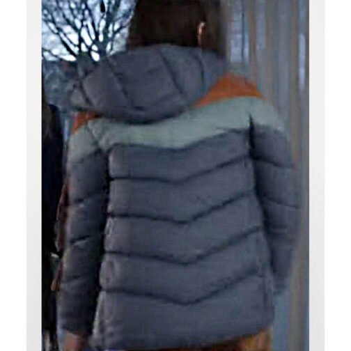 Violet Mcgraw M3GAN Blue Puffer Hooded Jacket - Image 7