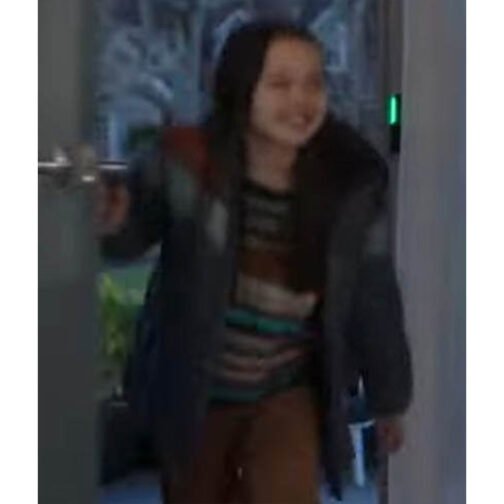 Violet Mcgraw M3GAN Blue Puffer Hooded Jacket - Image 9