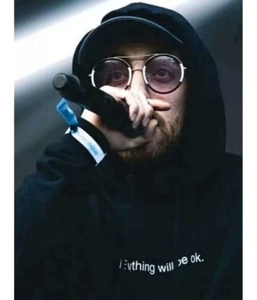 Everything will be ok Mac Miller Pullover Black Hoodie - Image 5