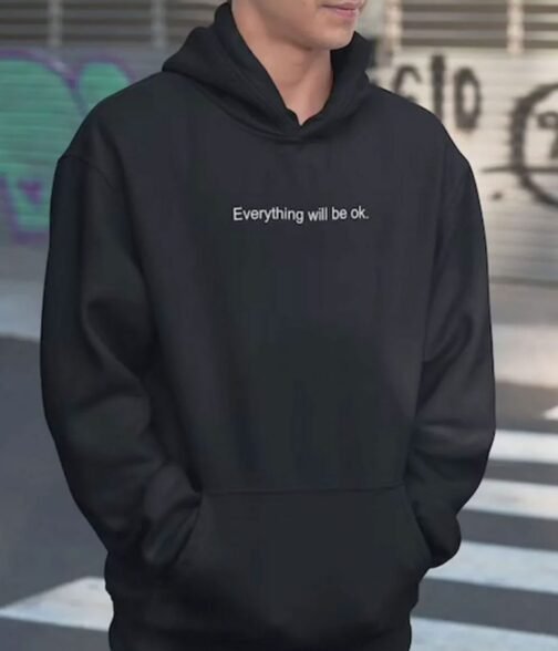 Everything will be ok Mac Miller Pullover Black Hoodie - Image 4