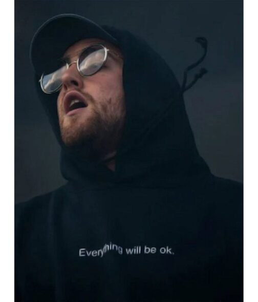 Everything will be ok Mac Miller Pullover Black Hoodie - Image 7