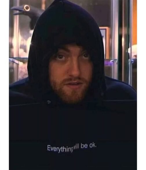 Everything will be ok Mac Miller Pullover Black Hoodie - Image 8
