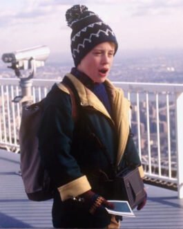 Macaulay Culkin Home Alone Green Wool Duffle Coat