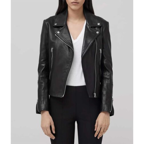 Mack Motorcycle Leather Jacket - Image 2