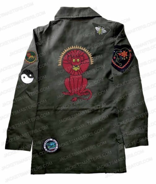 Isabella Sermon Jurassic World Dominion Cotton Green Jacket - Image 3