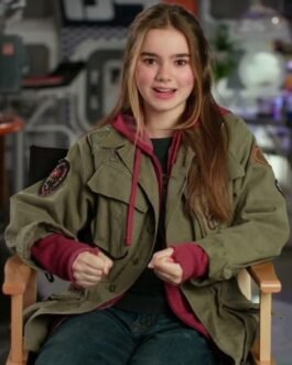 Isabella Sermon Jurassic World Dominion Cotton Green Jacket