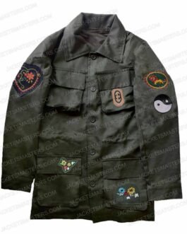 Isabella Sermon Jurassic World Dominion Cotton Green Jacket