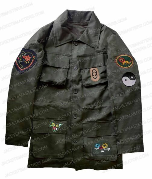 Isabella Sermon Jurassic World Dominion Cotton Green Jacket