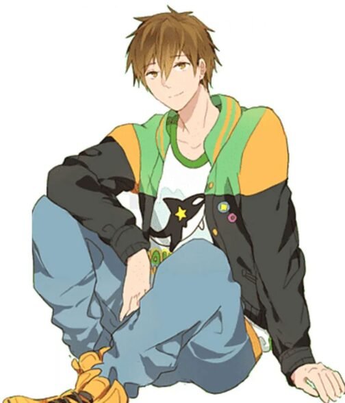 Makoto Tachibana Free! Green and Black Jacket - Image 13