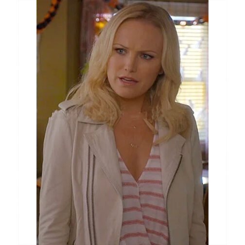 Trophy Wife Malin Akerman Leather Jacket - Image 5
