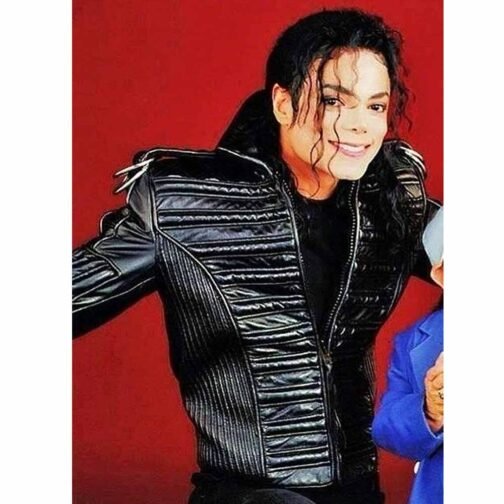 Michael Jackson Man In The Mirror Leather Jacket - Image 7